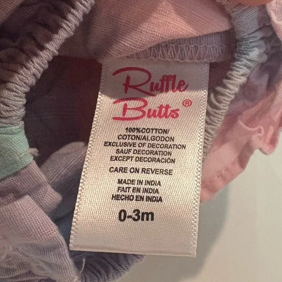 Ruffle Butts Cotton Pastel Ruffle Romper - Picture 8 of 8